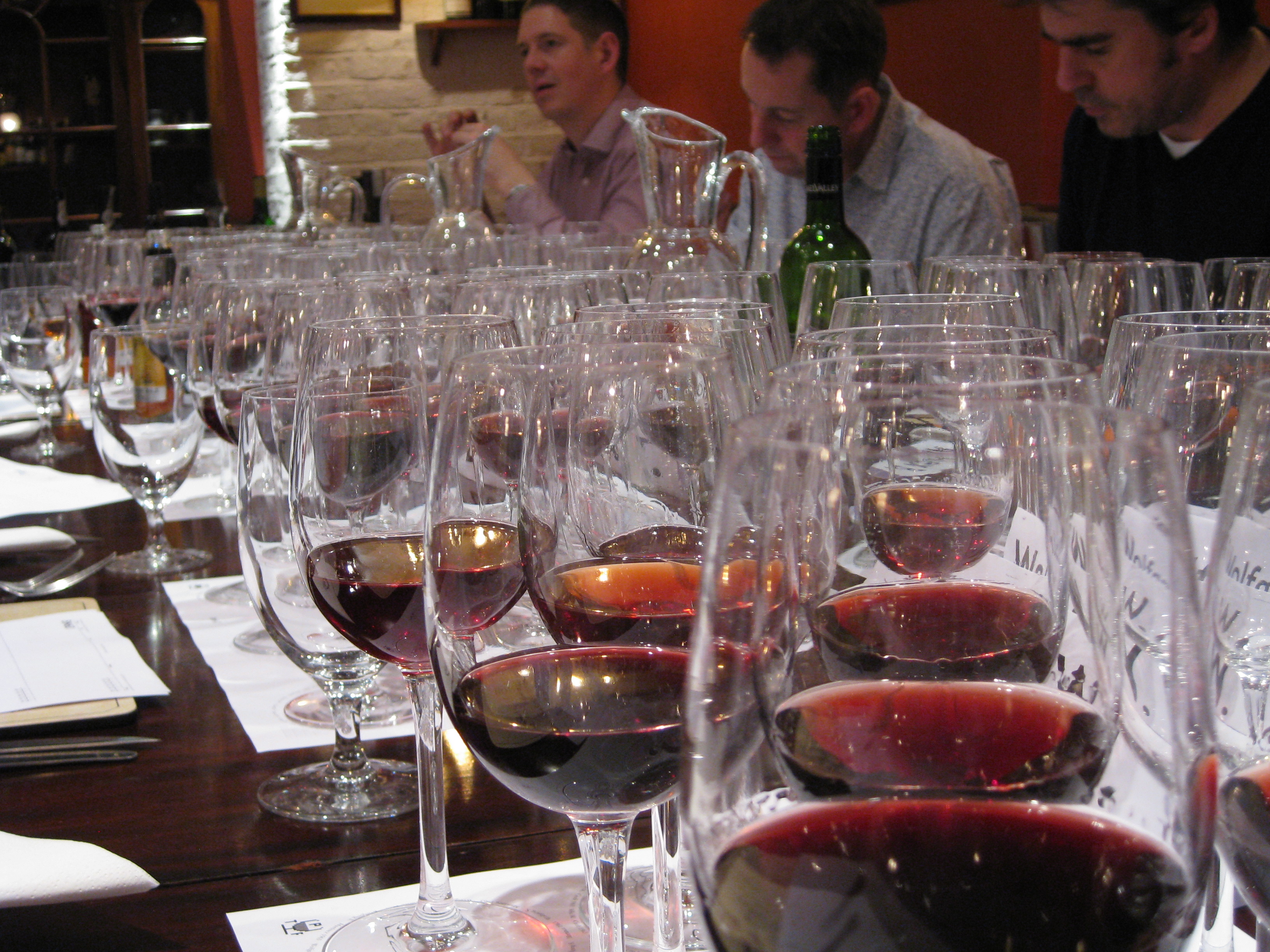 Vintage port tasting